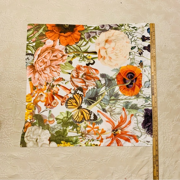 Pottery Barn butterfly floral pillow shams (2) - Picture 3 of 8